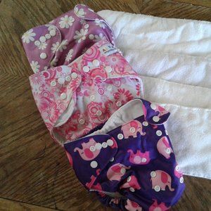Alva brand diaper covers - lot of 3